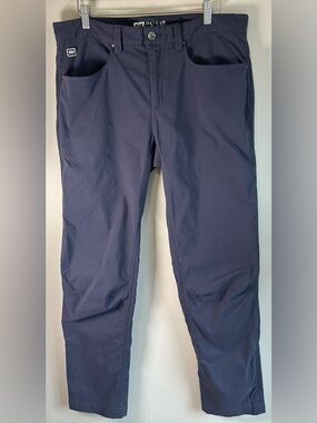 Helly Hansen Holmen Mens Pants Sz L Navy Stretch 5 Pocket Camping Outdoor Hiking